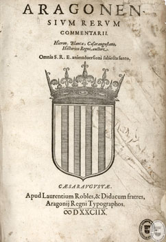 Portada. Aragonensium rerum commentarii