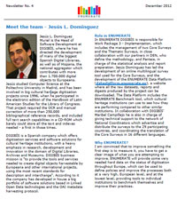 ENUMERATE Newsletter. Diciembre de 2012