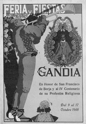 Página de la prensa histórica de Gandía