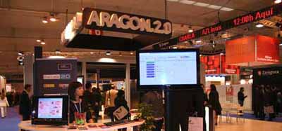 Stand del Gobierno de Aragón en Tecnimap 2010