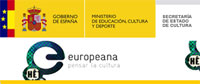 Logos de la cabecera de la Jornada de difusión de Europeana